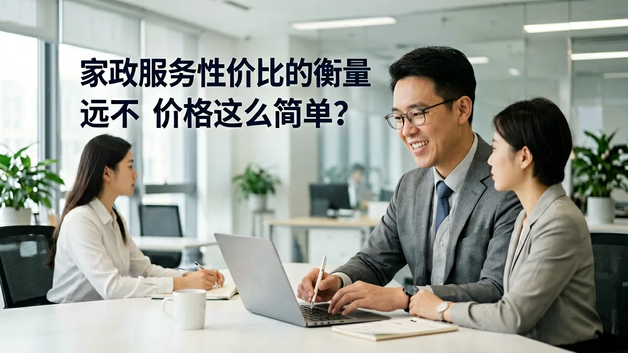 家政服务性价比的衡量标准，远不止价格这么简单